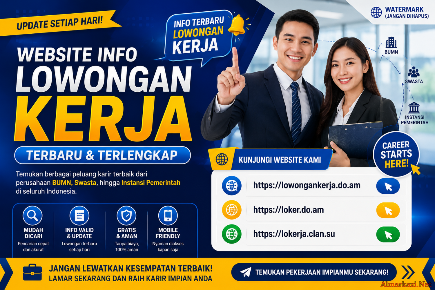 Rekomendasi Website Lowongan Kerja Terbaru & Terpercaya Lulusan SMA Hingga S1 [Bisa Direct Apply]